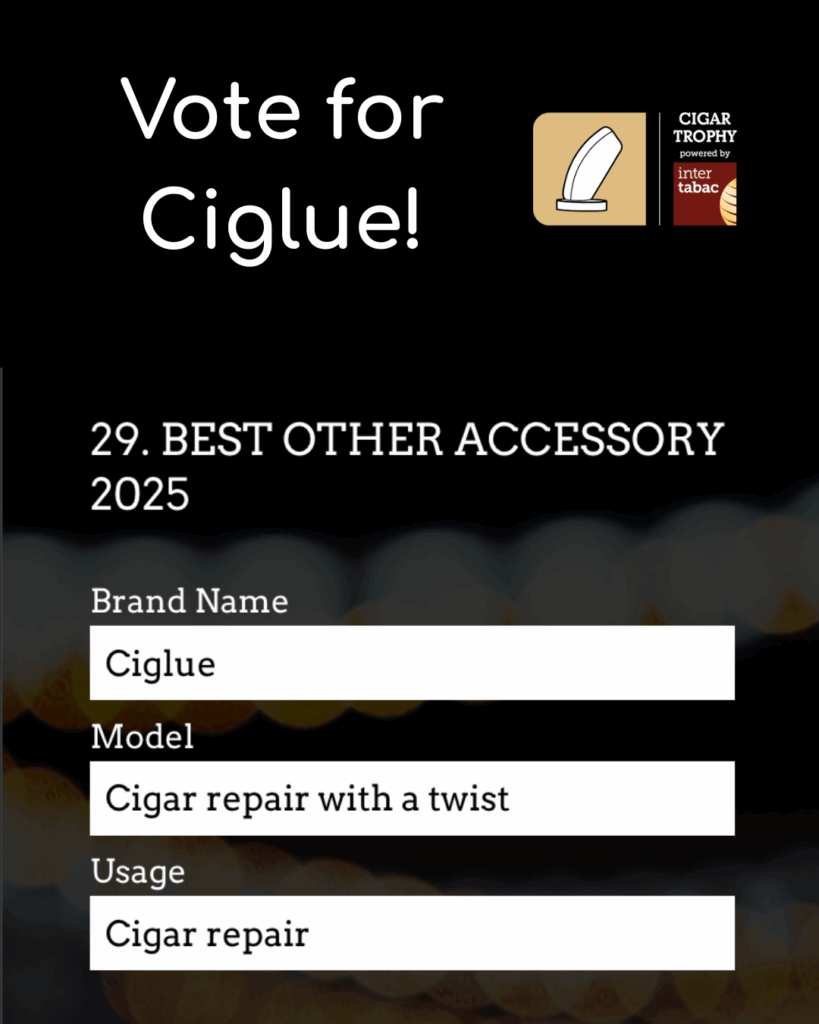 Cigar Journal Trophy 2025 Ciglue Best Accessory